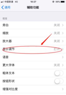 苹果手机关闭自动亮度调节方法