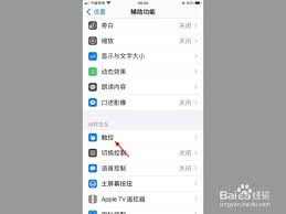 iOS15屏幕圆点怎么开启