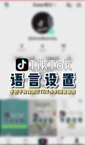 tiktok如何设置成中文