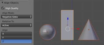 Blender如何找到对齐物体的功能