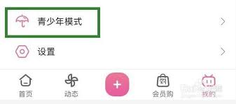 哔哩哔哩如何开启青少年模式