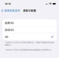如何取消iPhone13的5g网络