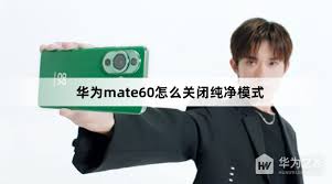 华为mate60怎么关闭纯净模式