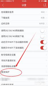 网易云音乐如何开启登录保护功能