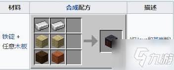 我的世界锻造台如何合成