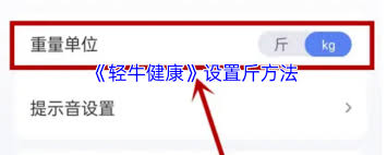 轻牛健康如何设置模式