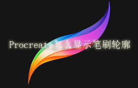 Procreate如何显示笔刷轮廓