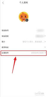 点淘头像挂件设置位置在哪