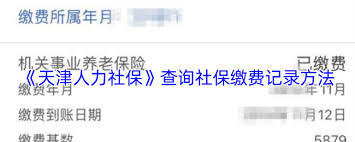 天津人力社保如何查询缴费年限