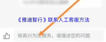 雅迪智行如何联系人工客服