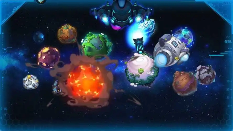 占领星球的游戏