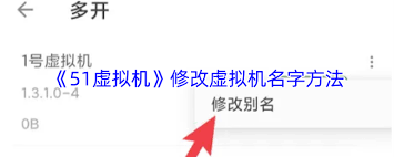 51虚拟机怎么更改名称
