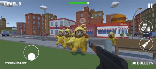 快乐香蕉猫射手攻击免费版