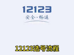 交管12123如何摇号
