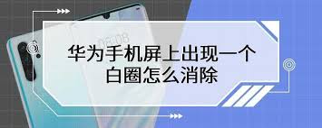 手机屏幕上出现白圈是什么