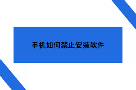 手机如何设置禁止安装应用