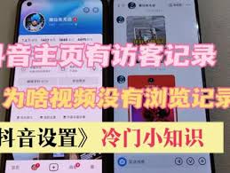 抖音访客一开一关是否有记录
