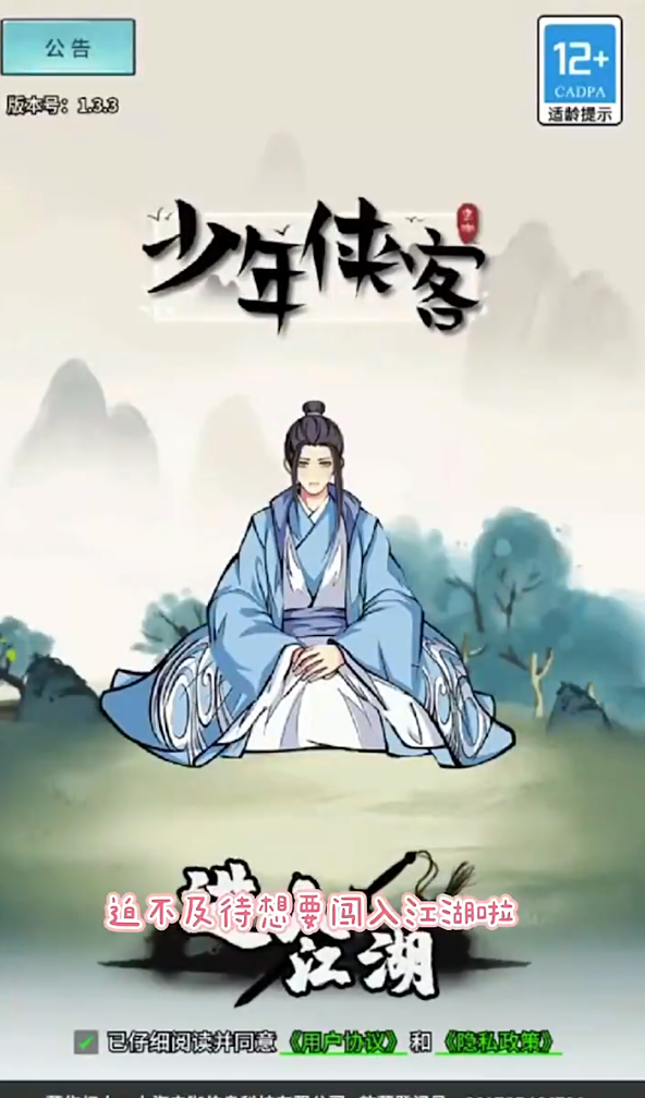 少年侠客网络重置手机版