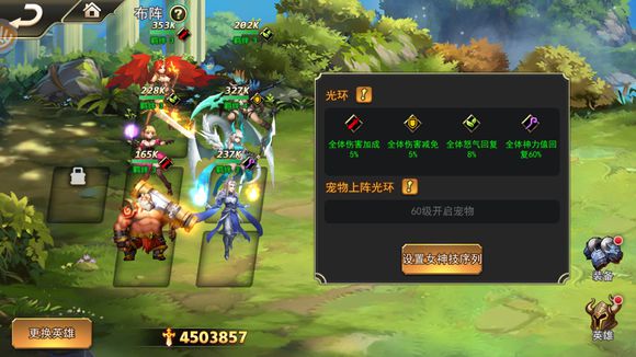 女神联盟2手游高战力S+阵容推荐