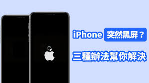 苹果手机黑屏怎么重启开机