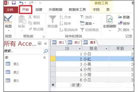 Access2013如何更改字体