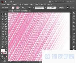 AI如何绘制渐变光线线条