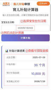 育儿补贴每年能领多少金额