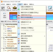 diskgenius如何恢复文件