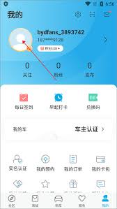 比亚迪app怎么修改名称