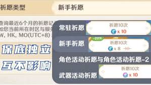 原神新手祈愿与常驻祈愿有何区别