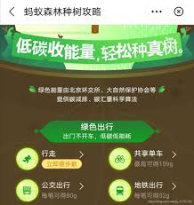 如何让支付宝蚂蚁森林能量涨得快