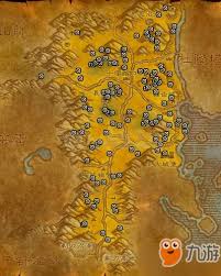 魔兽世界贫瘠之地银矿分布在哪