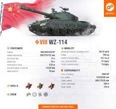 坦克世界WZ114性能如何