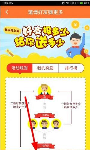鲤鱼理财APP中邀请好友的具体操作方法