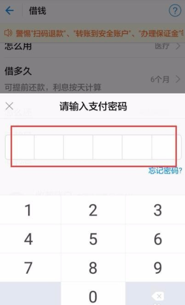 在支付宝中通过蚂蚁借呗借钱的详细操作