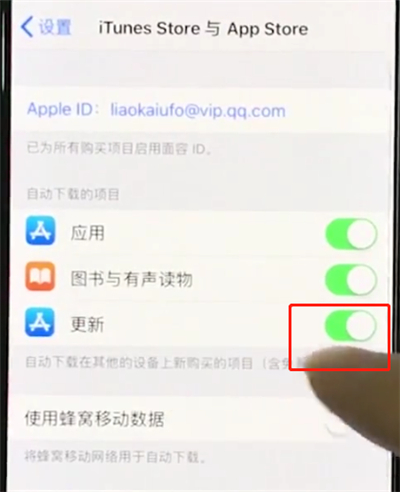 iphonexs将软件自动更新关掉的具体操作流程