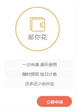 中邮钱包中使用邮你花的具体操作方法