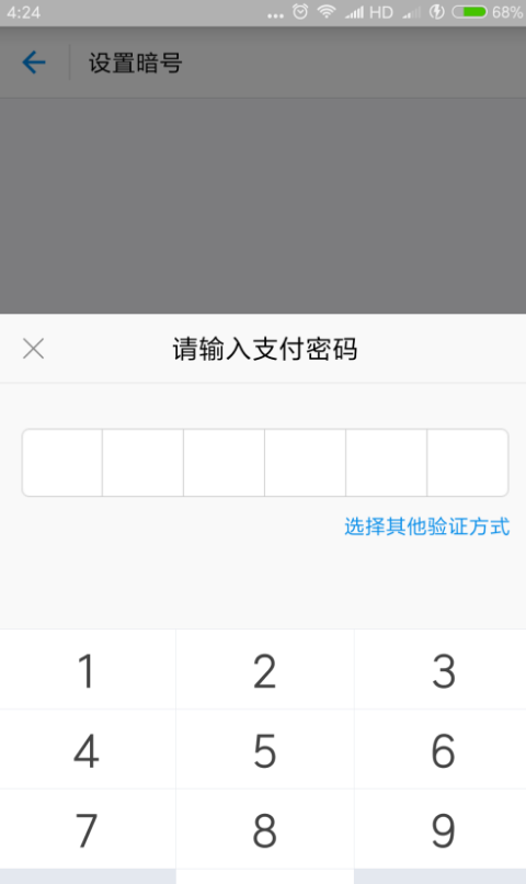 支付宝设置暗号的具体操作步骤