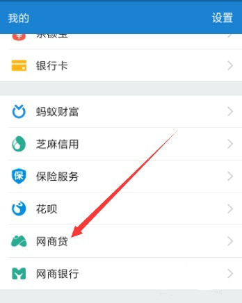 支付宝中进行贷款的具体操作方法