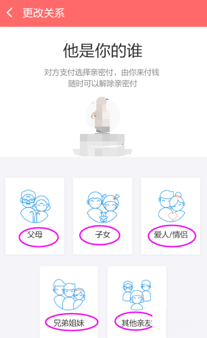 支付宝里亲密付更改关系的详细操作
