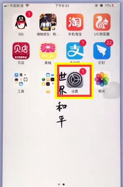 苹果手机将软件右上方小红点消除的操作方法