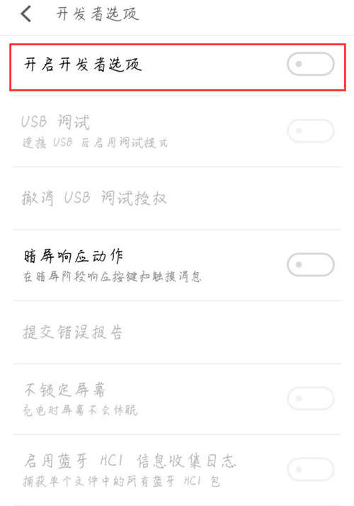 魅蓝6t中开启开发者选项的操作流程