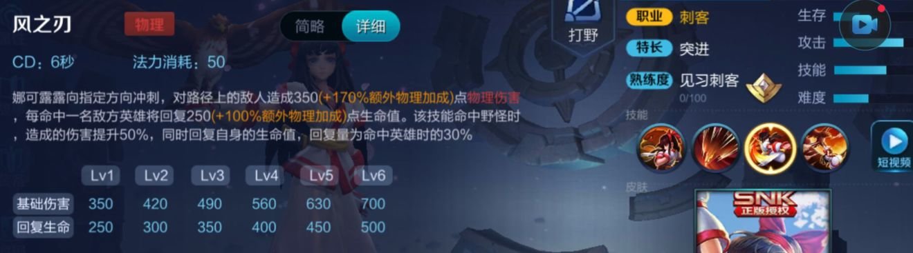 王者荣耀娜可露露怎么玩？娜可露露技能详解