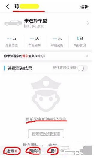 车轮查违章app中查询违章记录的具体步骤讲述