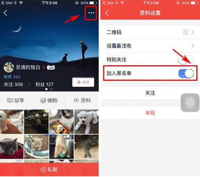 有宠app中将黑名单移除的详细操作步骤