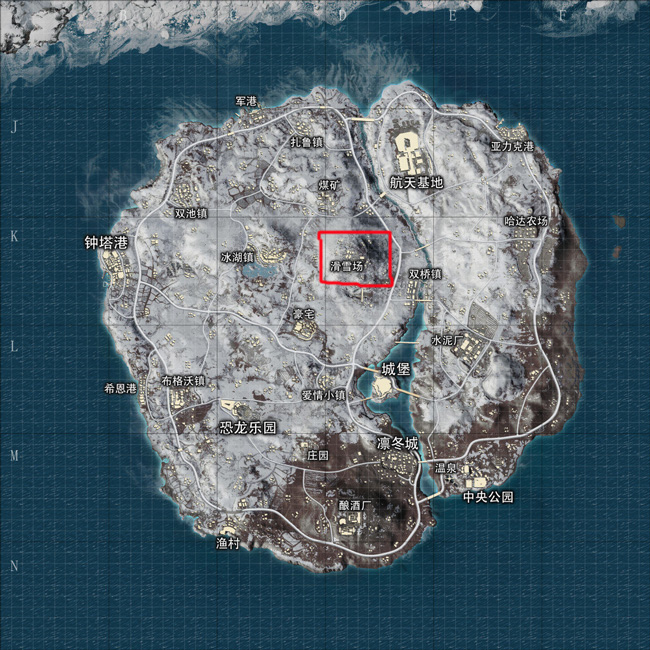 刺激战场滑雪场在哪_雪地滑雪场位置介绍
