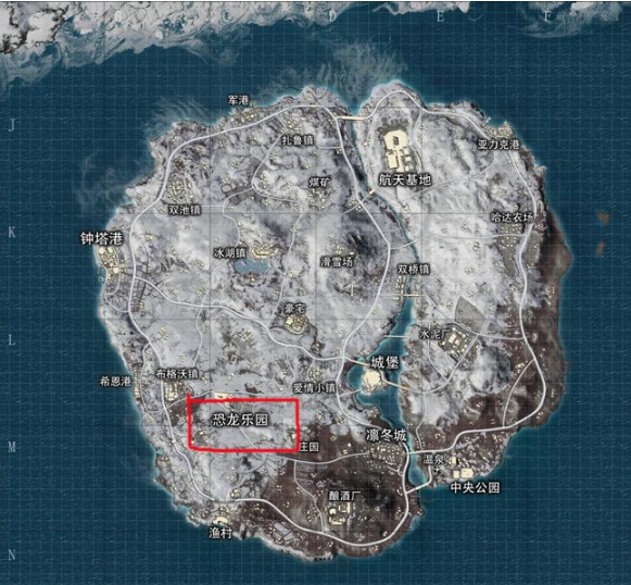 刺激战场恐龙乐园在哪_雪地恐龙乐园位置介绍
