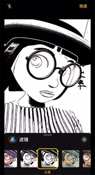 iOS12中使用漫画滤镜的具体操作流程