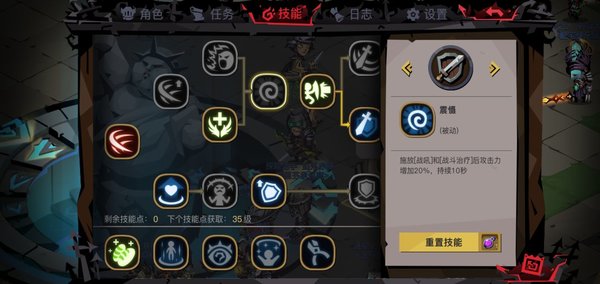 贪婪洞窟2剑盾震慑技能点不点？