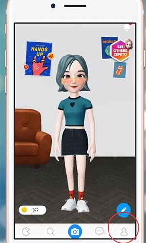 ZEPETO中换衣服的具体操作步骤